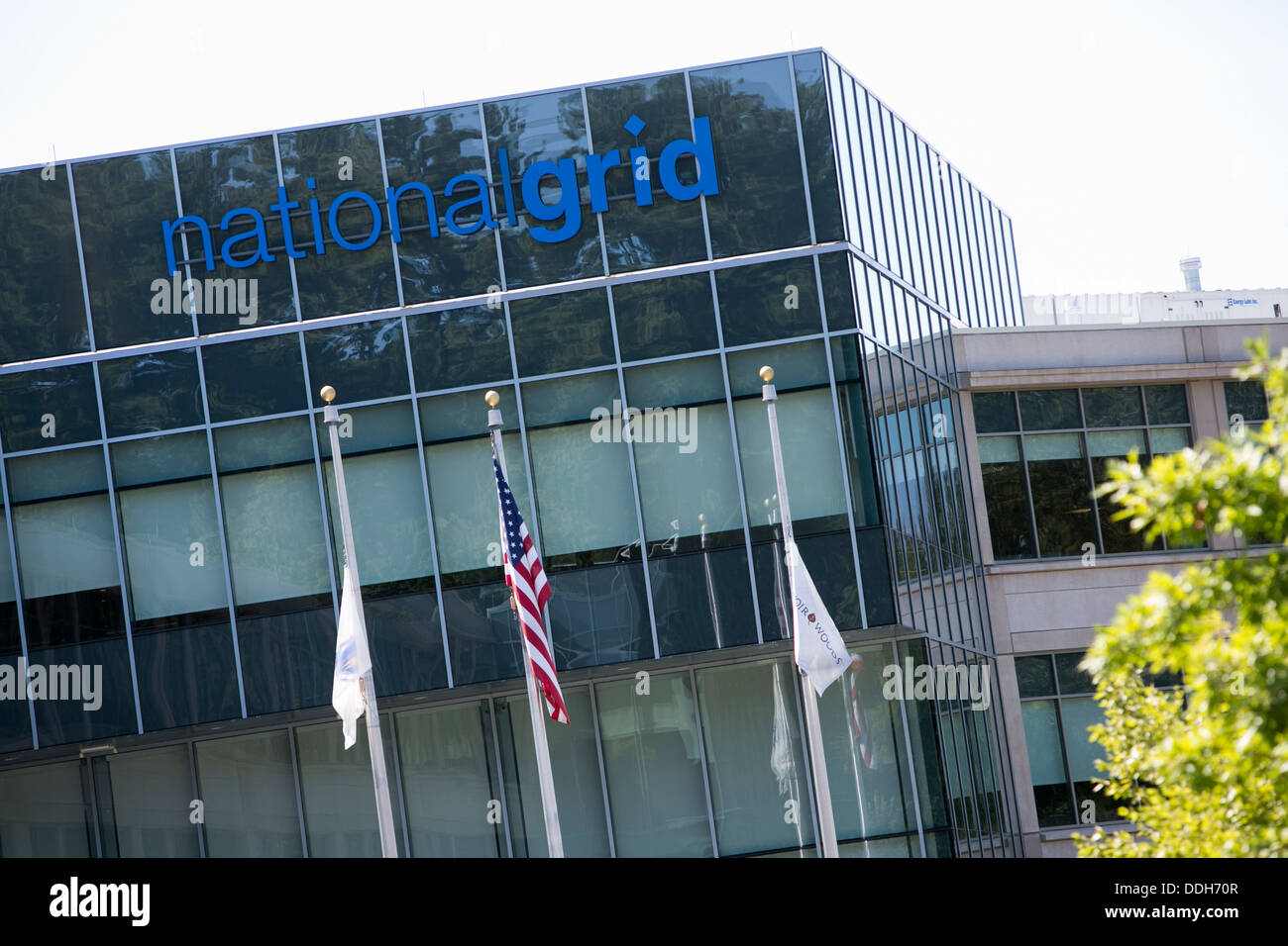 An office building occupied by National Grid. Stock Photo