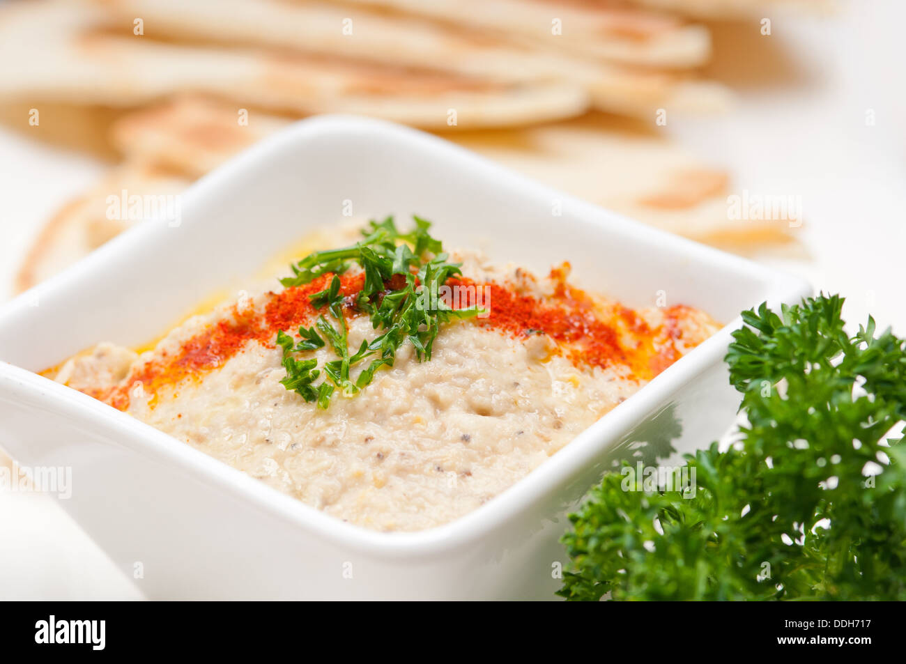 moutabal baba ghanoush eggplant dip Stock Photo Alamy