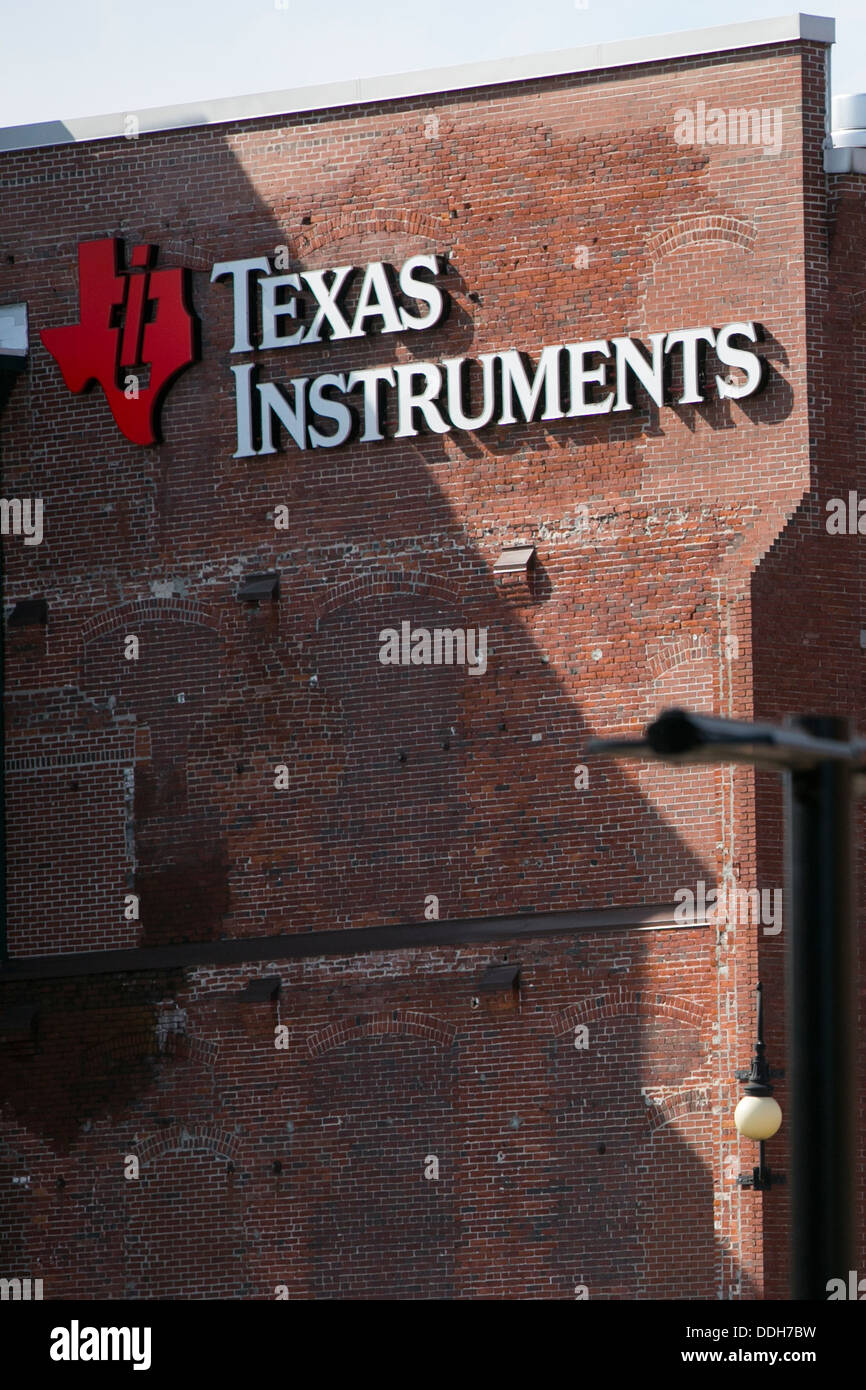 An office building occupied by Texas Instruments.  Stock Photo