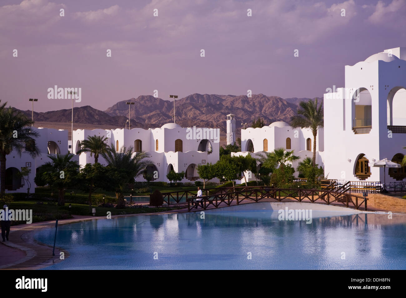 The Hilton Dahab Resort on Egypt's Sinai Peninsula Stock Photo