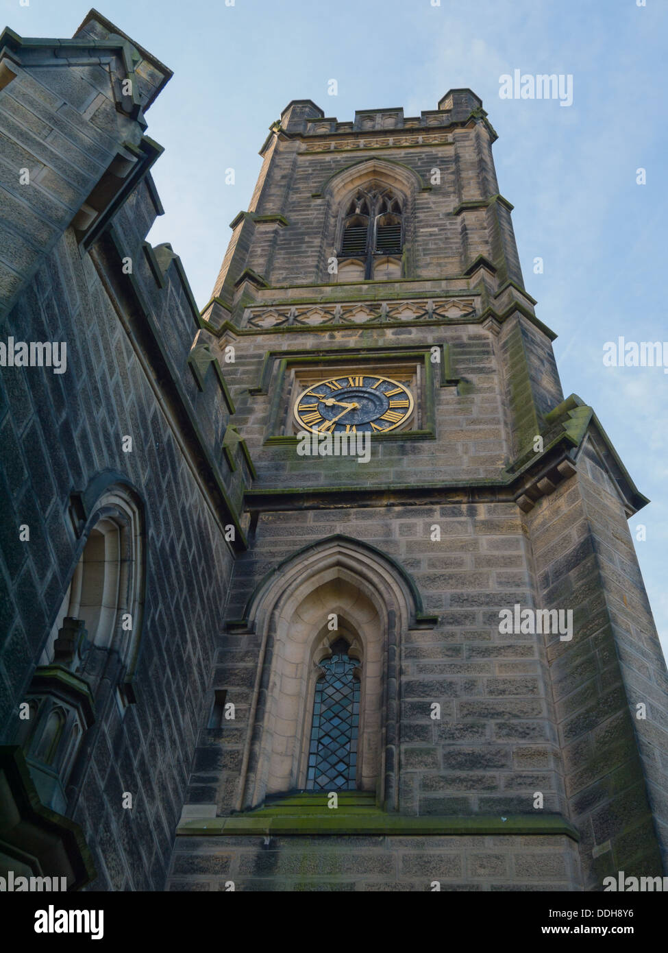 St Peters Church in Belper, Derbyshire, United Kingdom. Stock Photo