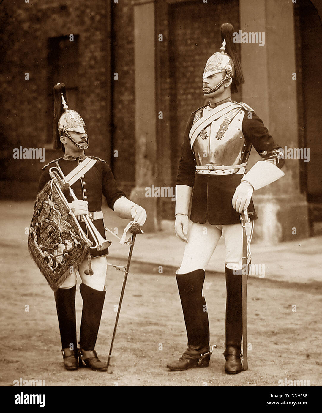 Royal Horse Guards Victorian period Stock Photo Alamy
