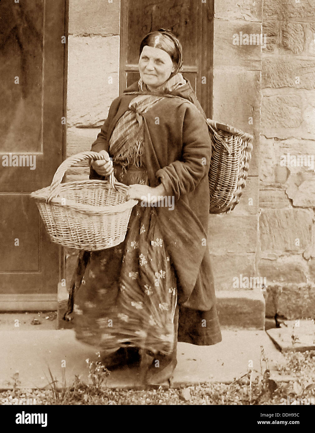 Cullercoats Fishwife Victorian period Stock Photo