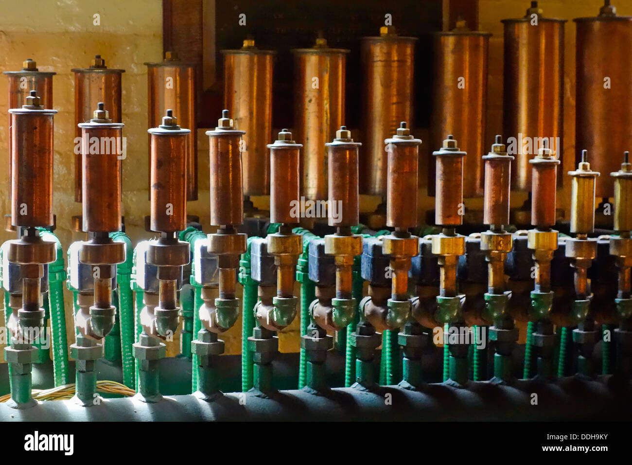 engine steam room in Pratt institute Brooklyn Stock Photo Alamy