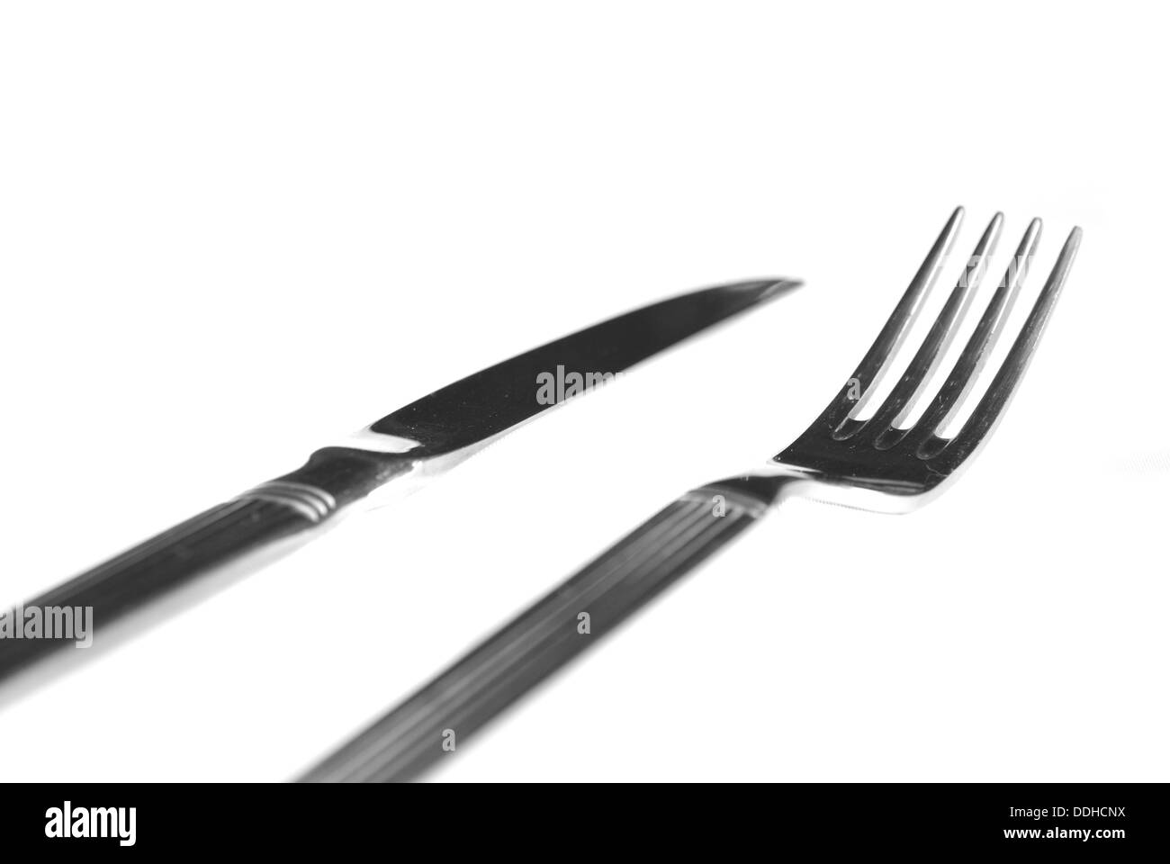 fork and knife Stock Photo Alamy