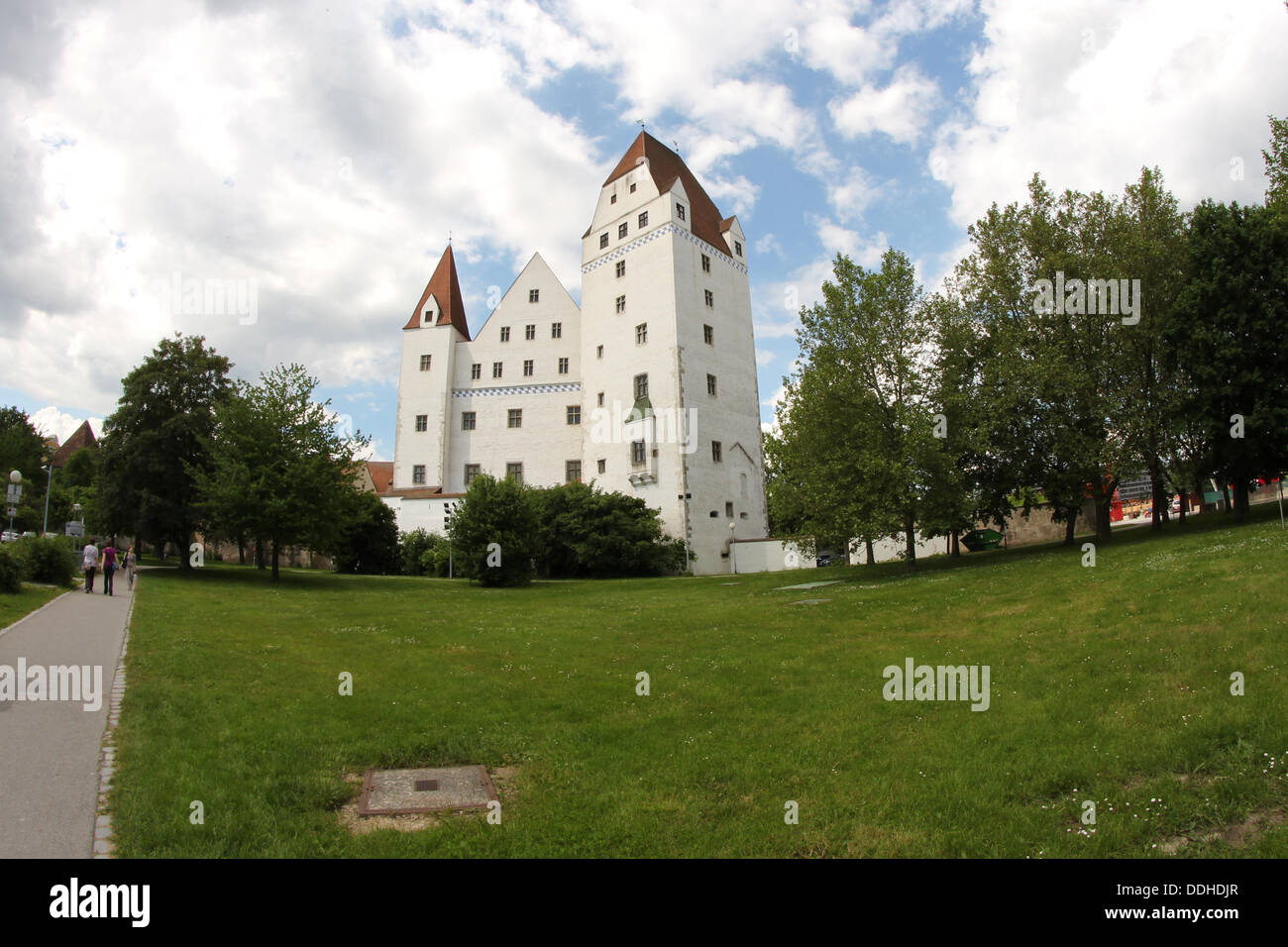 Germany: South side New Castle in Ingolstadt Stock Photo