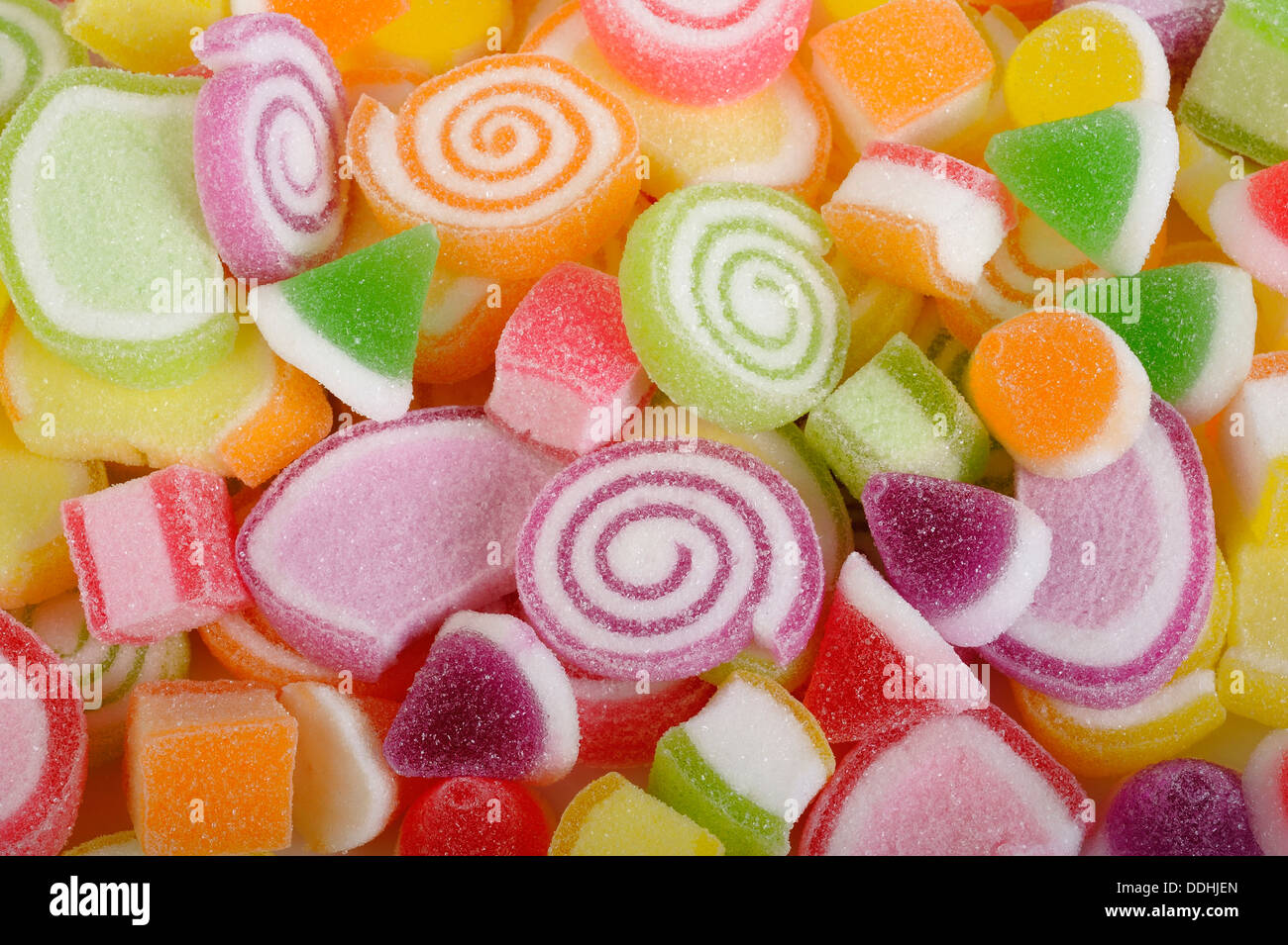 colorful candied fruit jelly Stock Photo Alamy