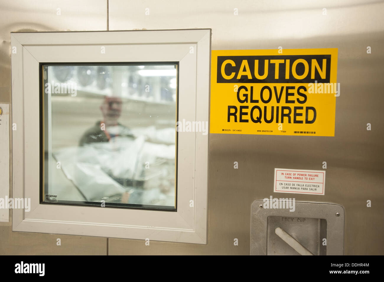 Laboratory for autopsy at the State Medical Examiners Office - Morgue Stock Photo