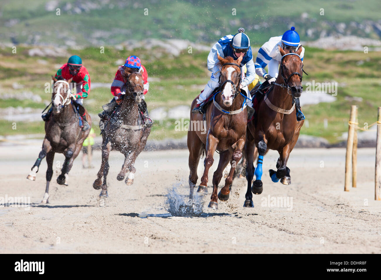 Horse racing Stock Photo