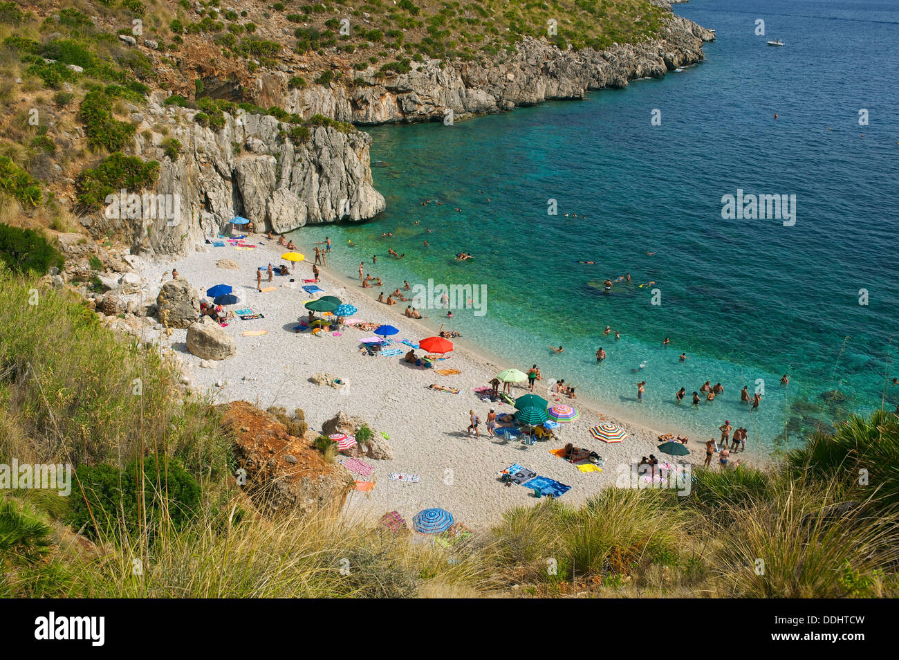 Beach cove Stock Photo