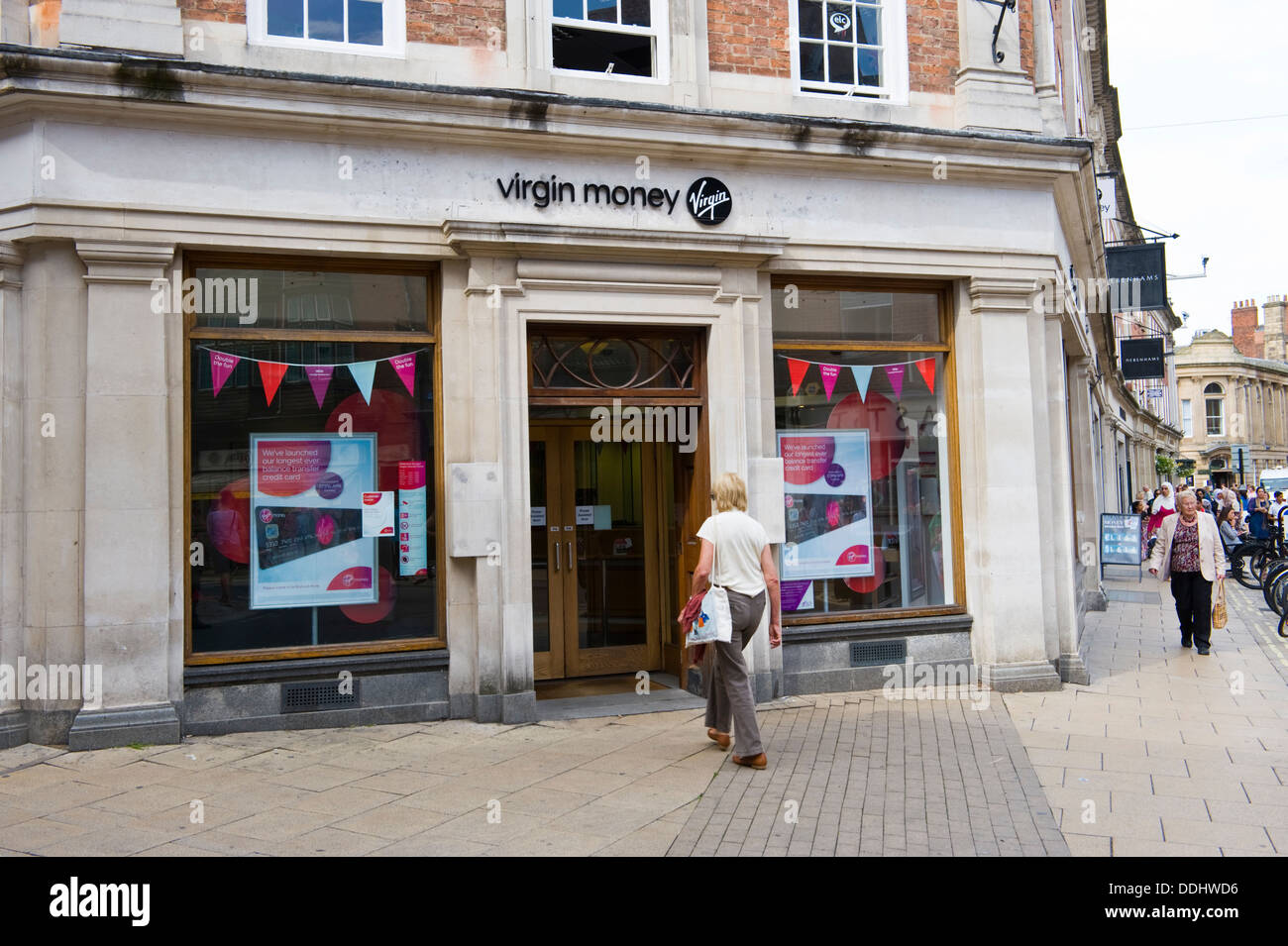 VIRGIN MONEY high street bank in the city centre of York North