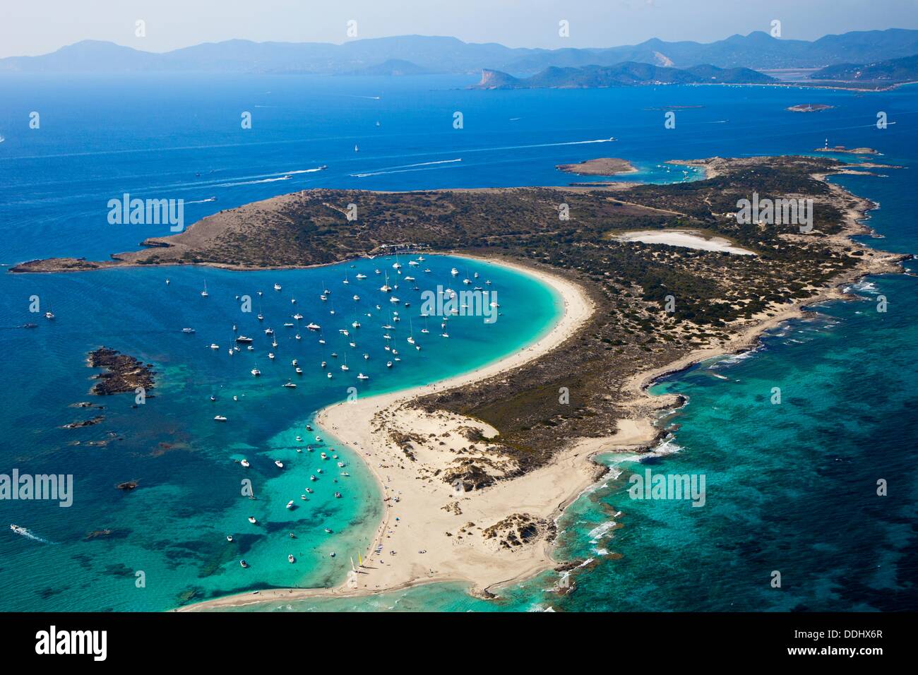 Ses Salines Natural Park. S´Espalmador. Formentera Island. Balearic