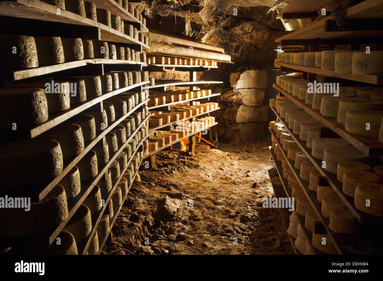 Cabrales cheese cave hires stock photography and images Alamy