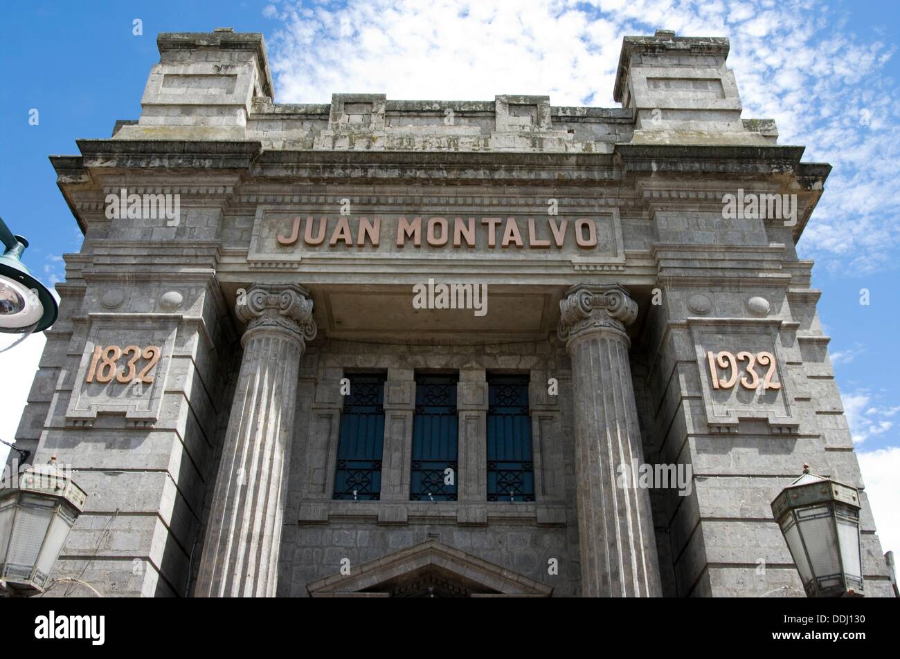 Ecuador. Ambato city. House of Juan Montalvo. Stock Photo