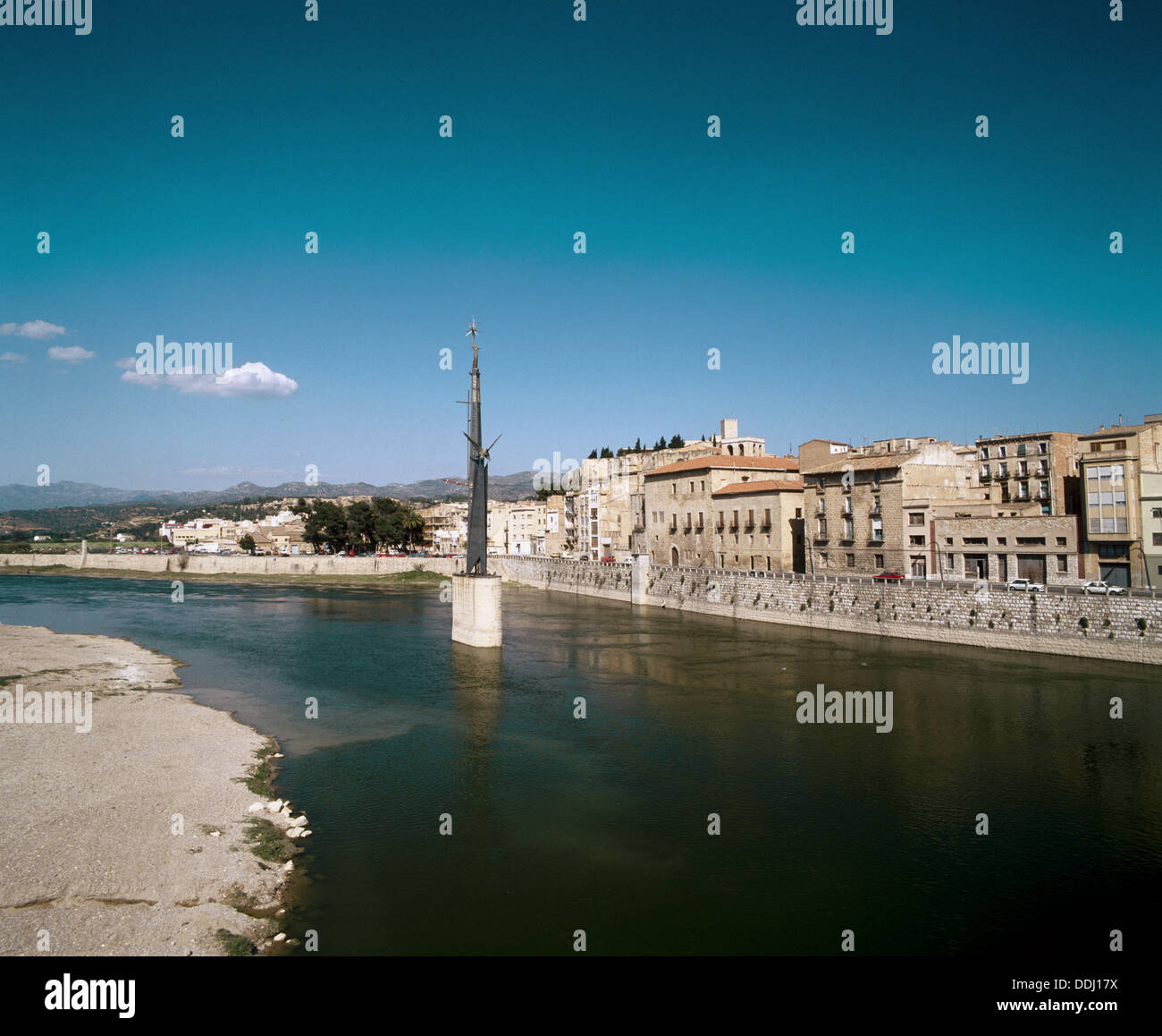 Monument to the Fallen in the Spanish Civil War (1936 1939). Ebro river. Tortosa. Baix Ebre