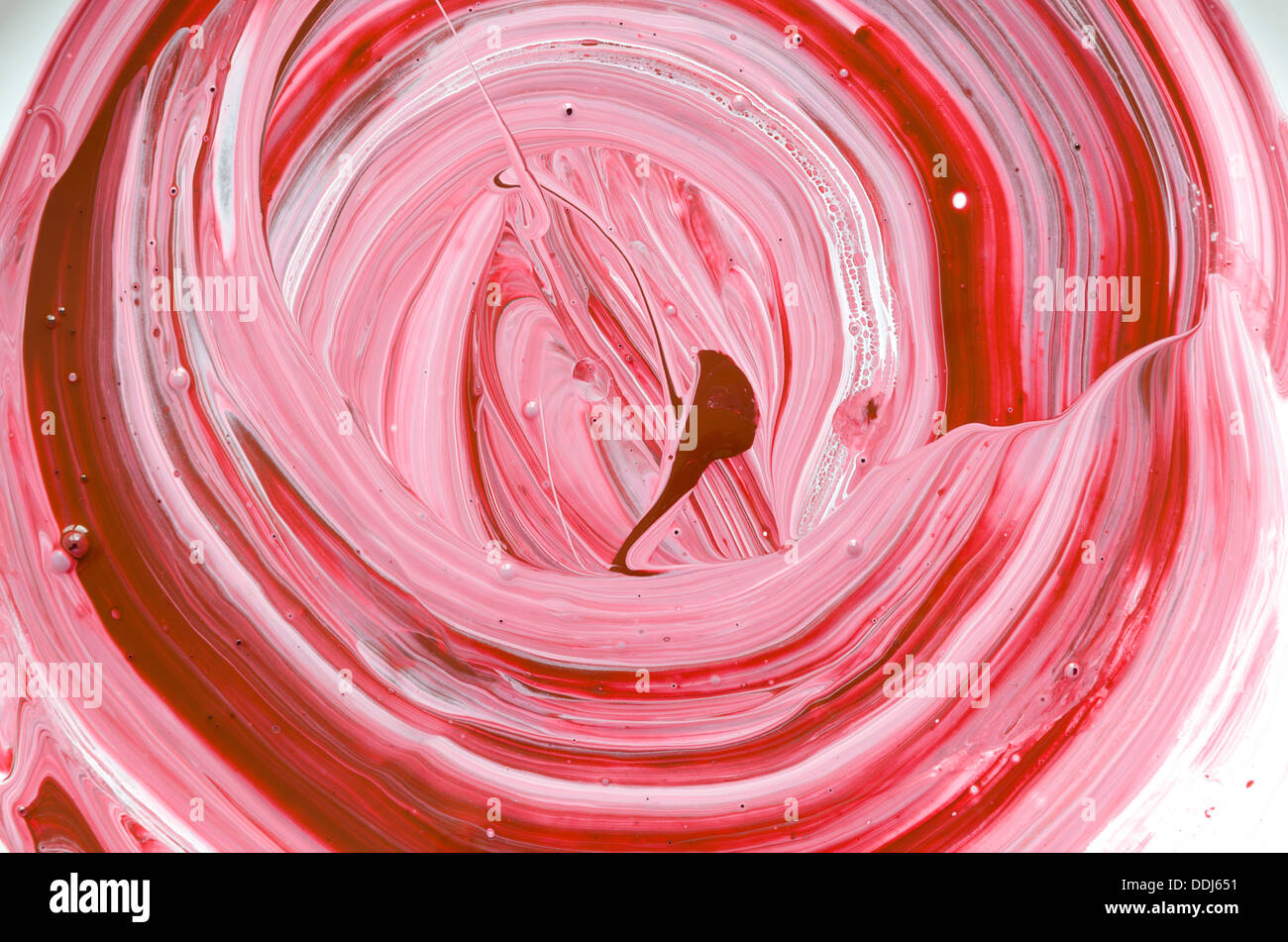 red and white paintcolors mix with many tints variation Stock Photo Alamy