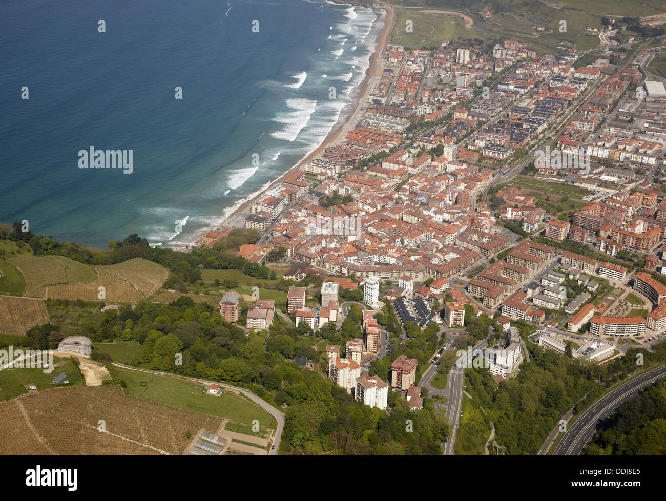 Zarautz, Guipuzcoa, Basque Country, Spain Stock Photo Alamy