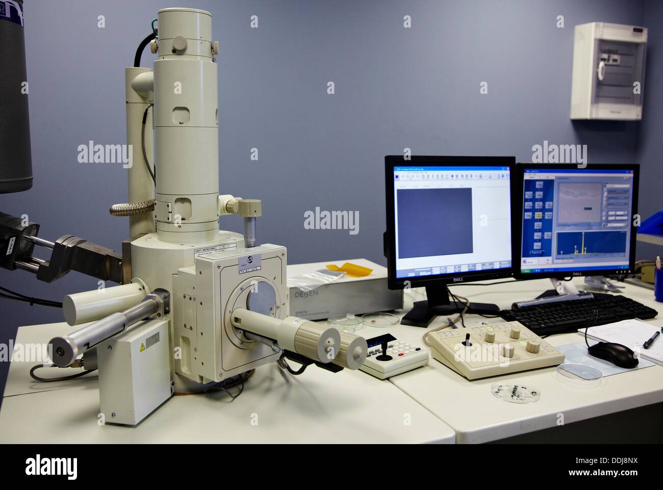 Scanning Electron Microscope, San Sebastian Technology Park, Guipuzcoa, Basque Country, Spain Stock Photo