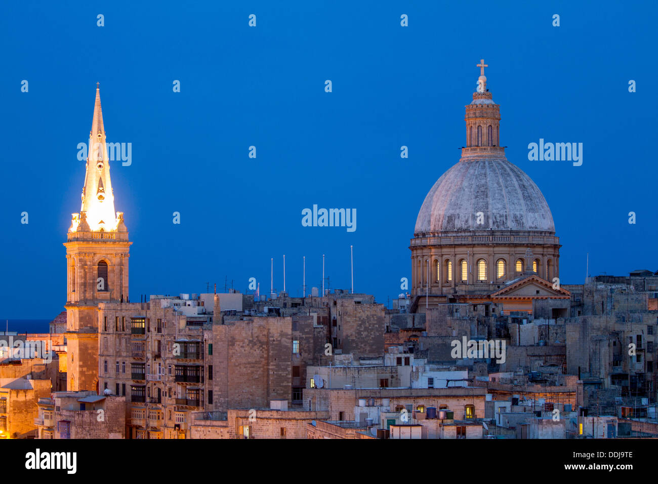 st-paul-s-cathedral-valletta-malta-stock-photo-alamy