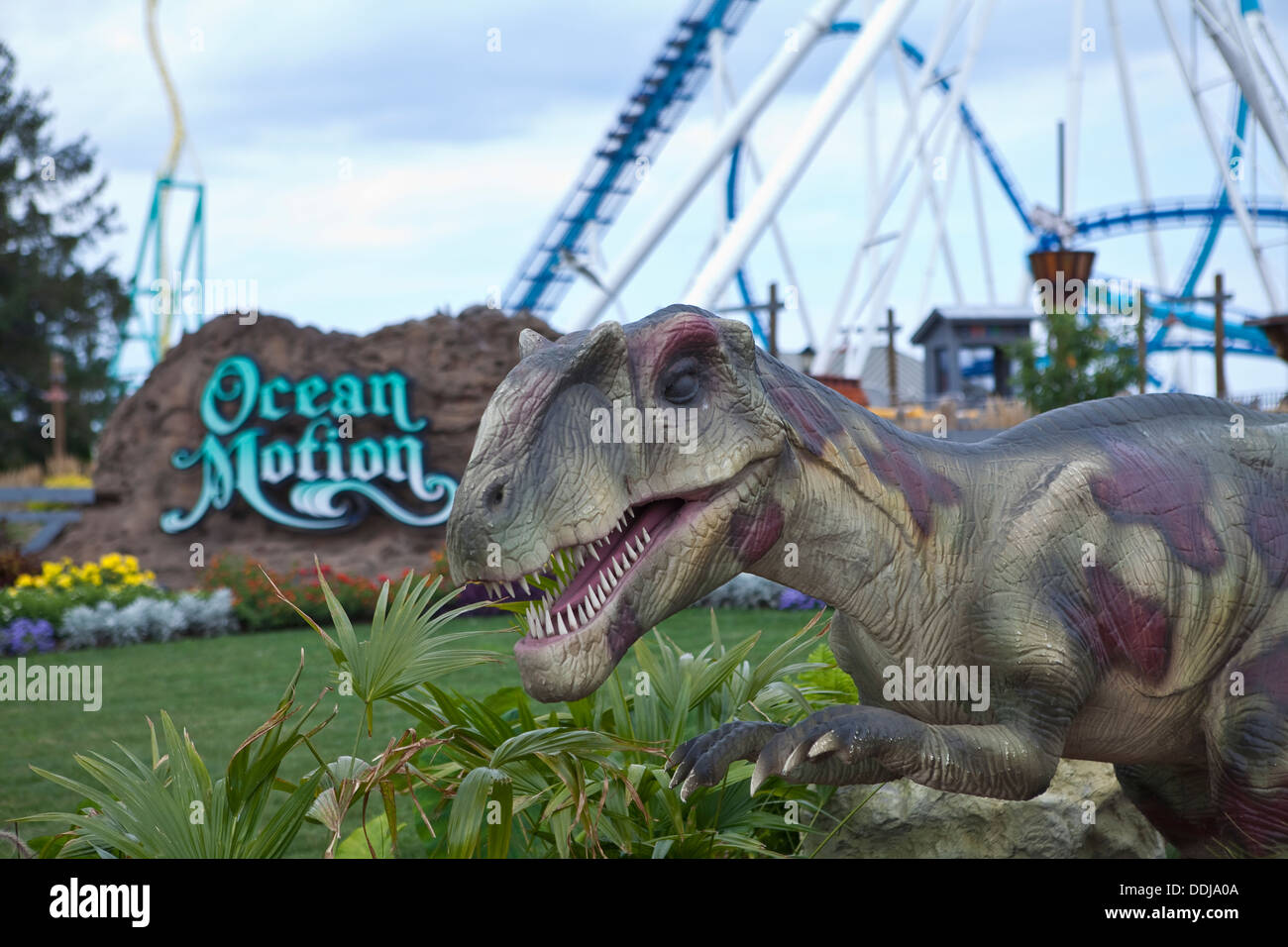 Cedar Point amusement park is pictured in Sandusky, Ohio Stock Photo