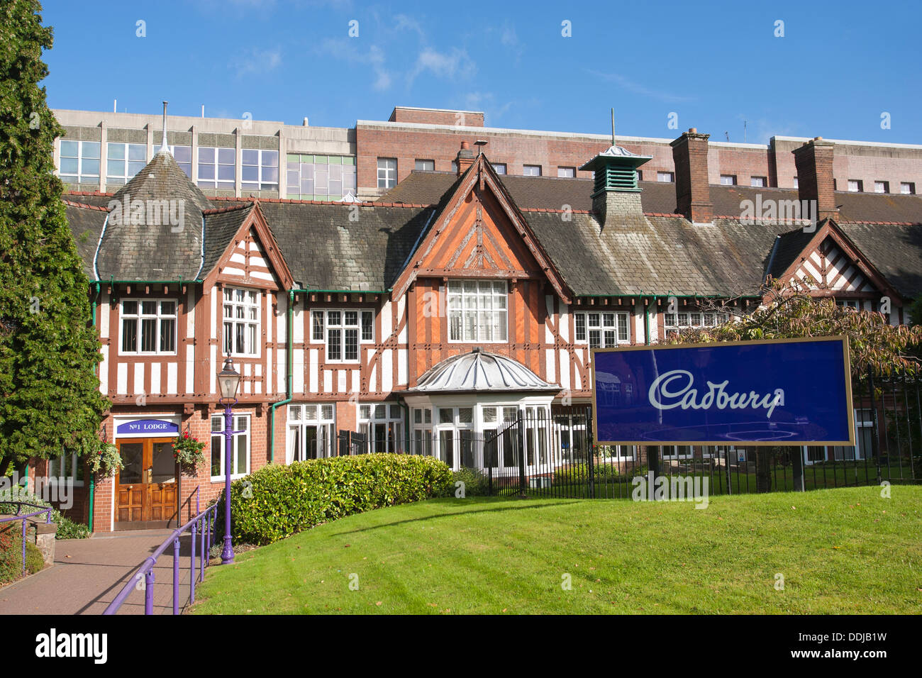 Bournville Village, the home of the Cadbury chocolate factory founded