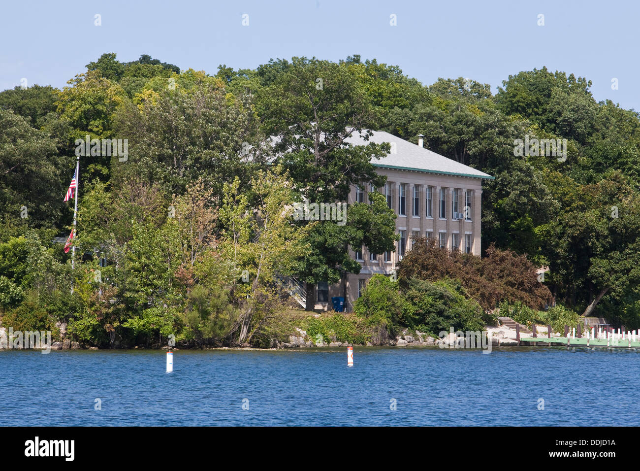 The Ohio State University Stone Laboratory is pictured on Gibraltar