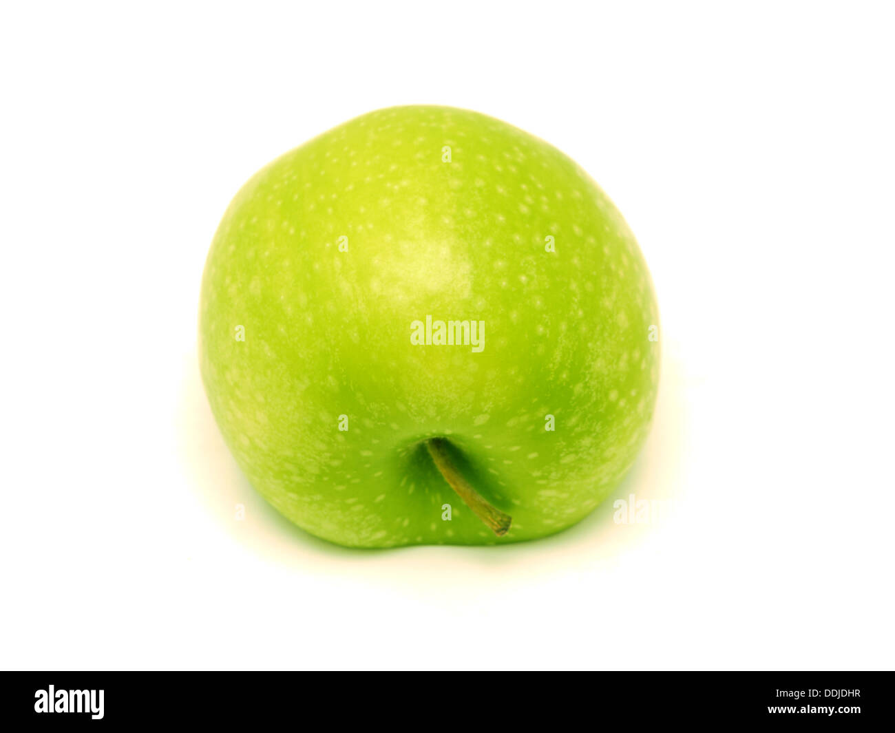 green apple isolated on white Stock Photo - Alamy