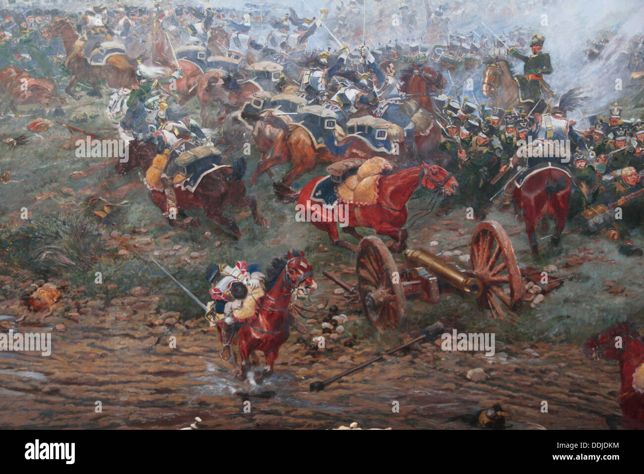 Battle of waterloo painting 1815 hires stock photography and images