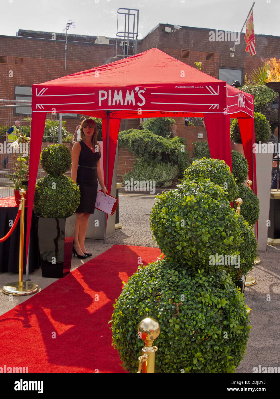 Hotel staff welcoming guests hi-res stock photography and images - Alamy