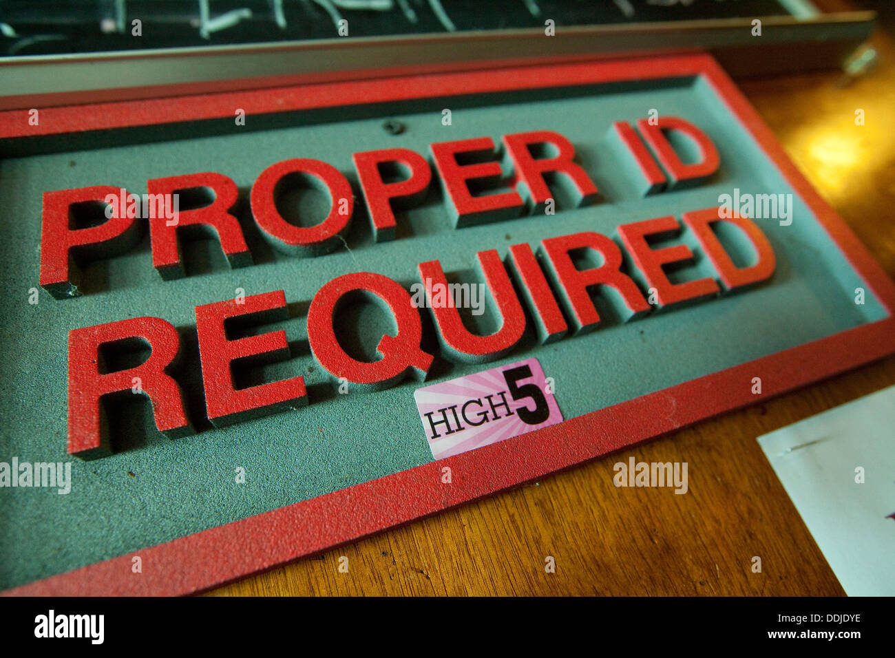 Id required hi-res stock photography and images - Alamy