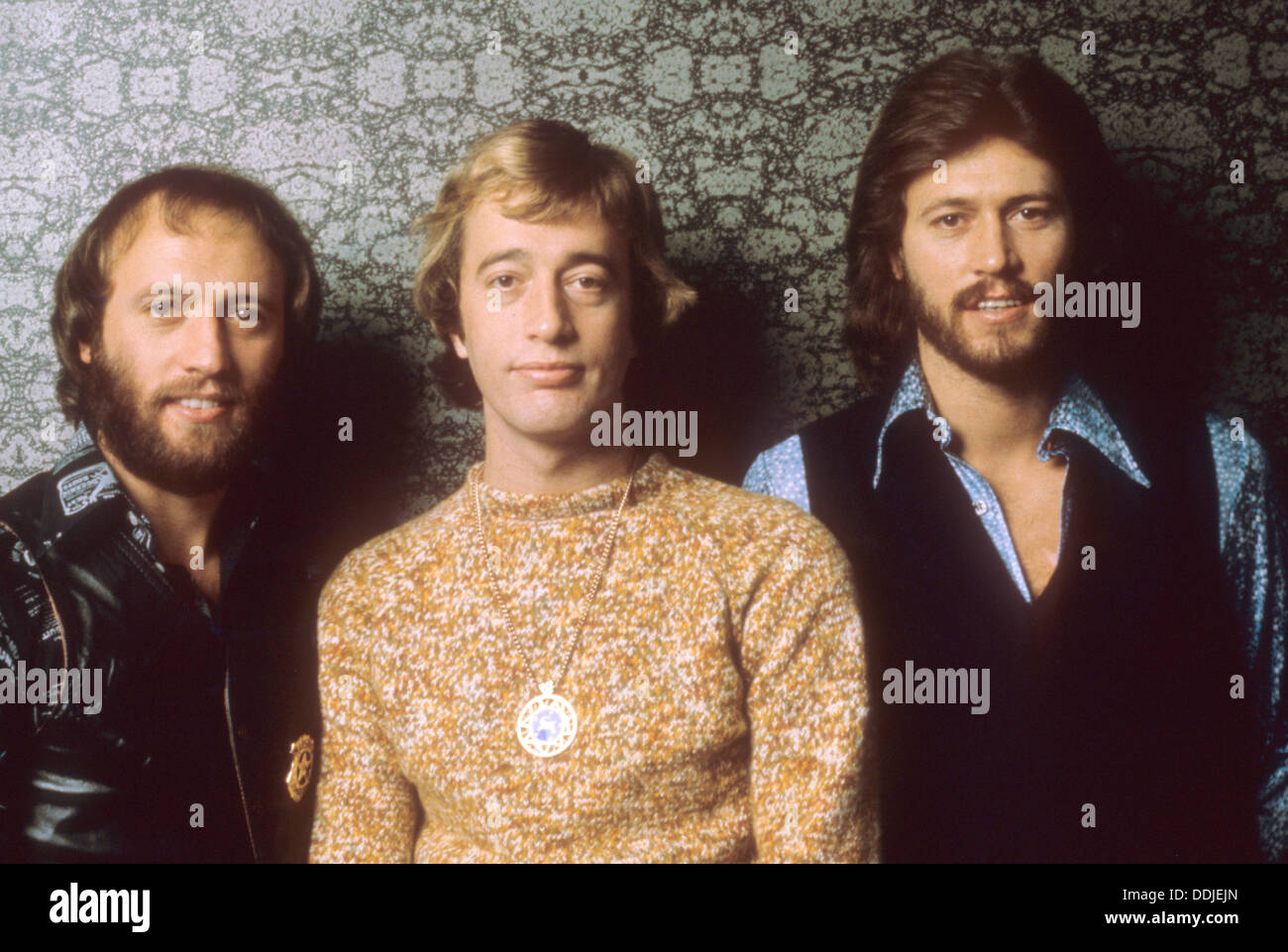 The bee gees pop group from left brothers robin hi-res stock photography  and images - Alamy