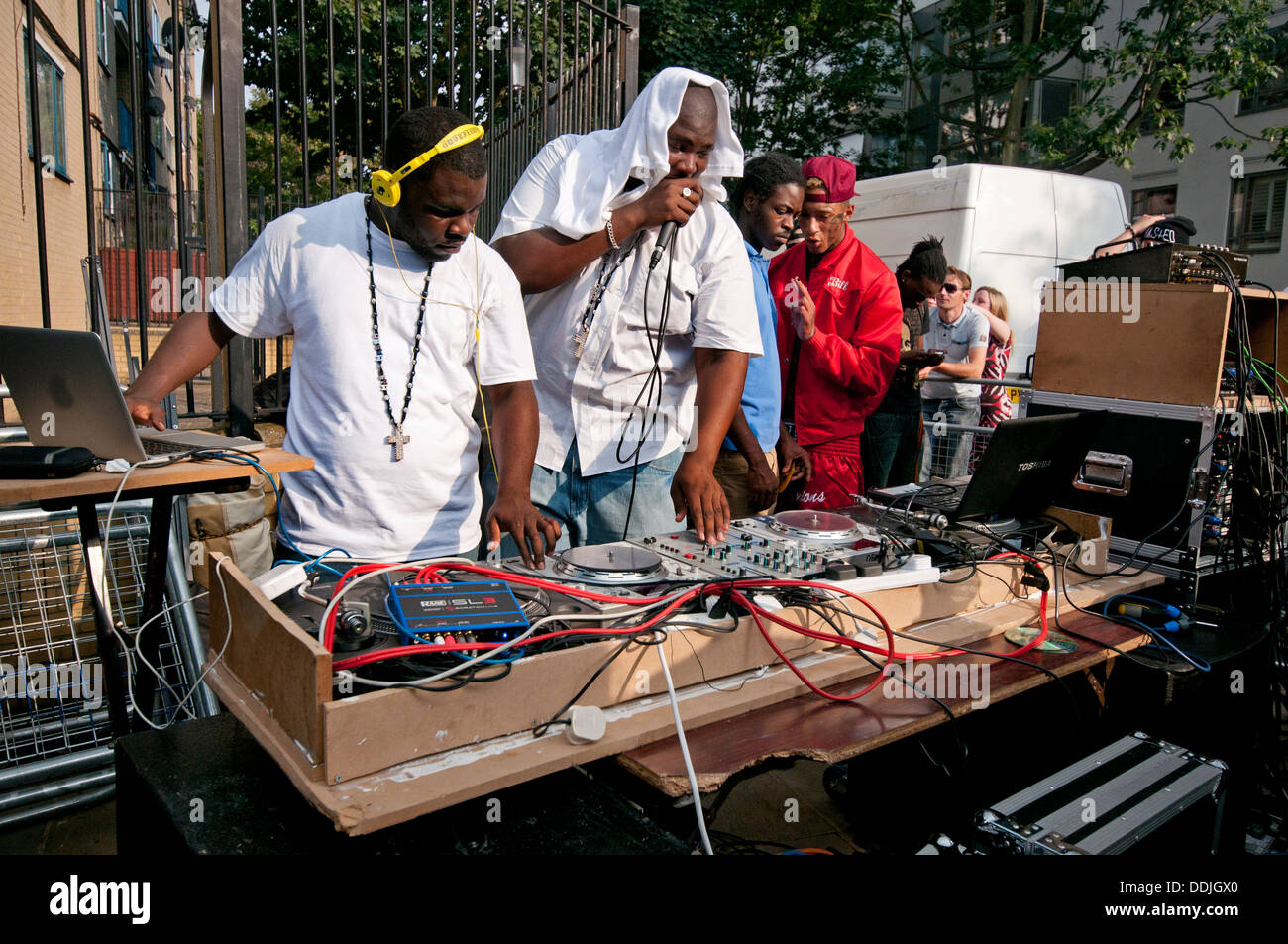 Notting Hill carnival weekend Stock 