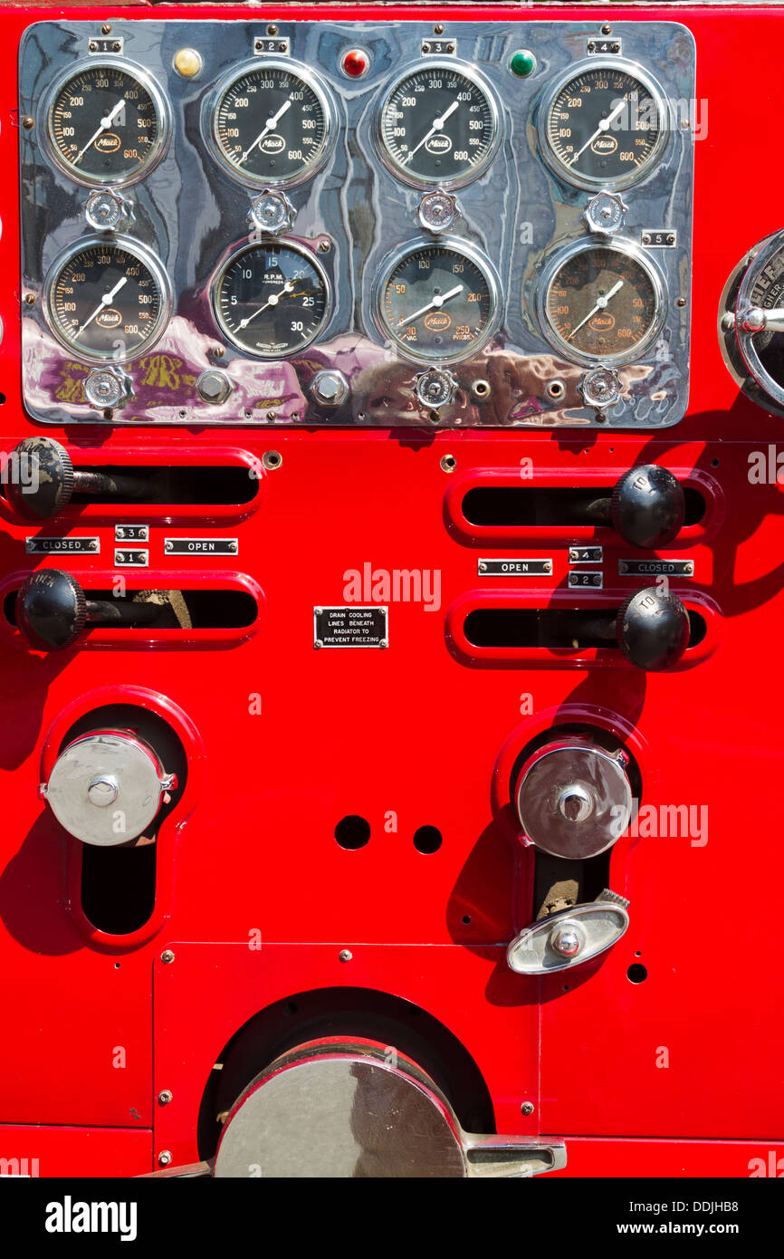 Fire truck gauges hires stock photography and images Alamy