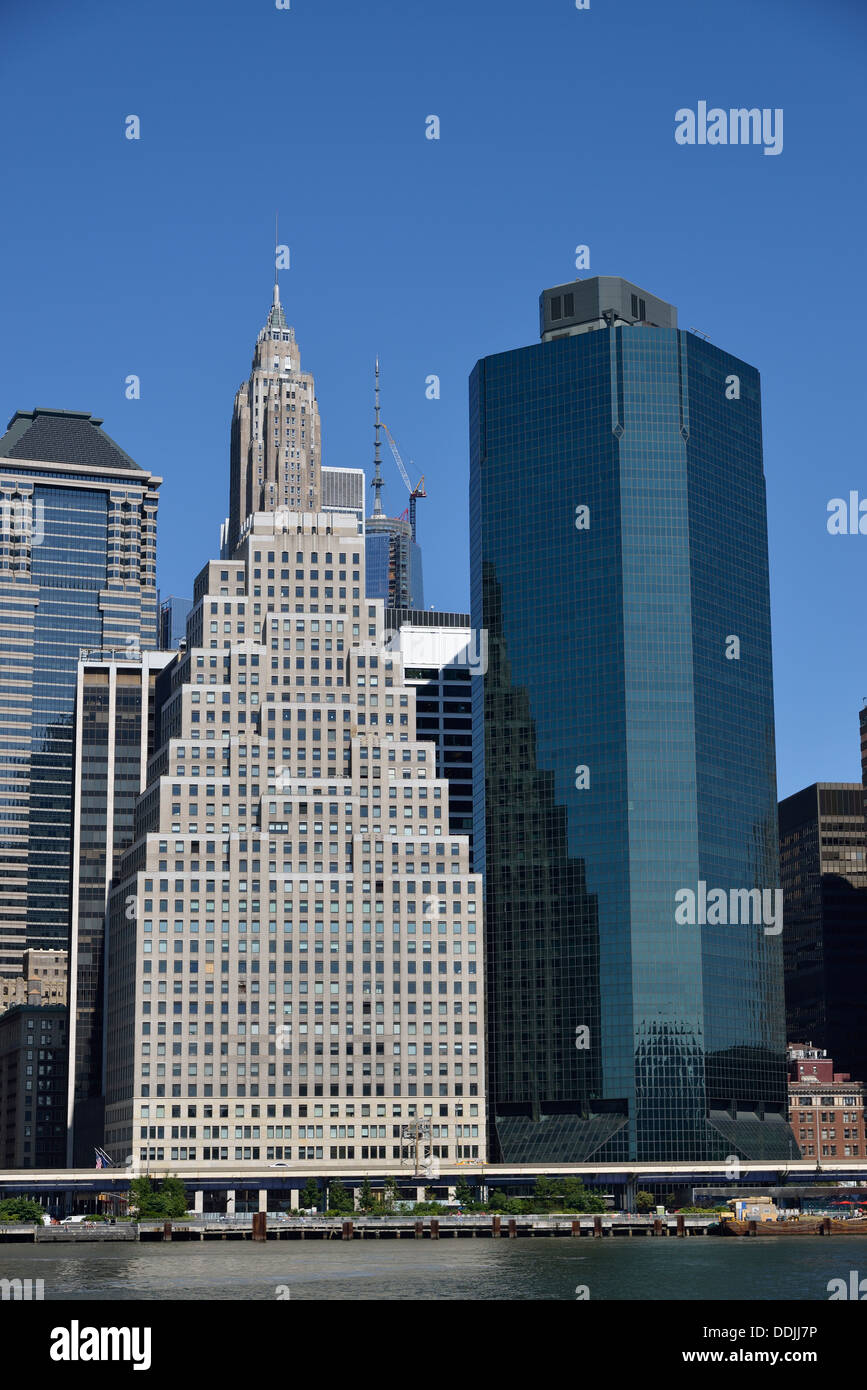 120 Wall Street, Lower Manhattan, New York City, New York, USA Stock Photo