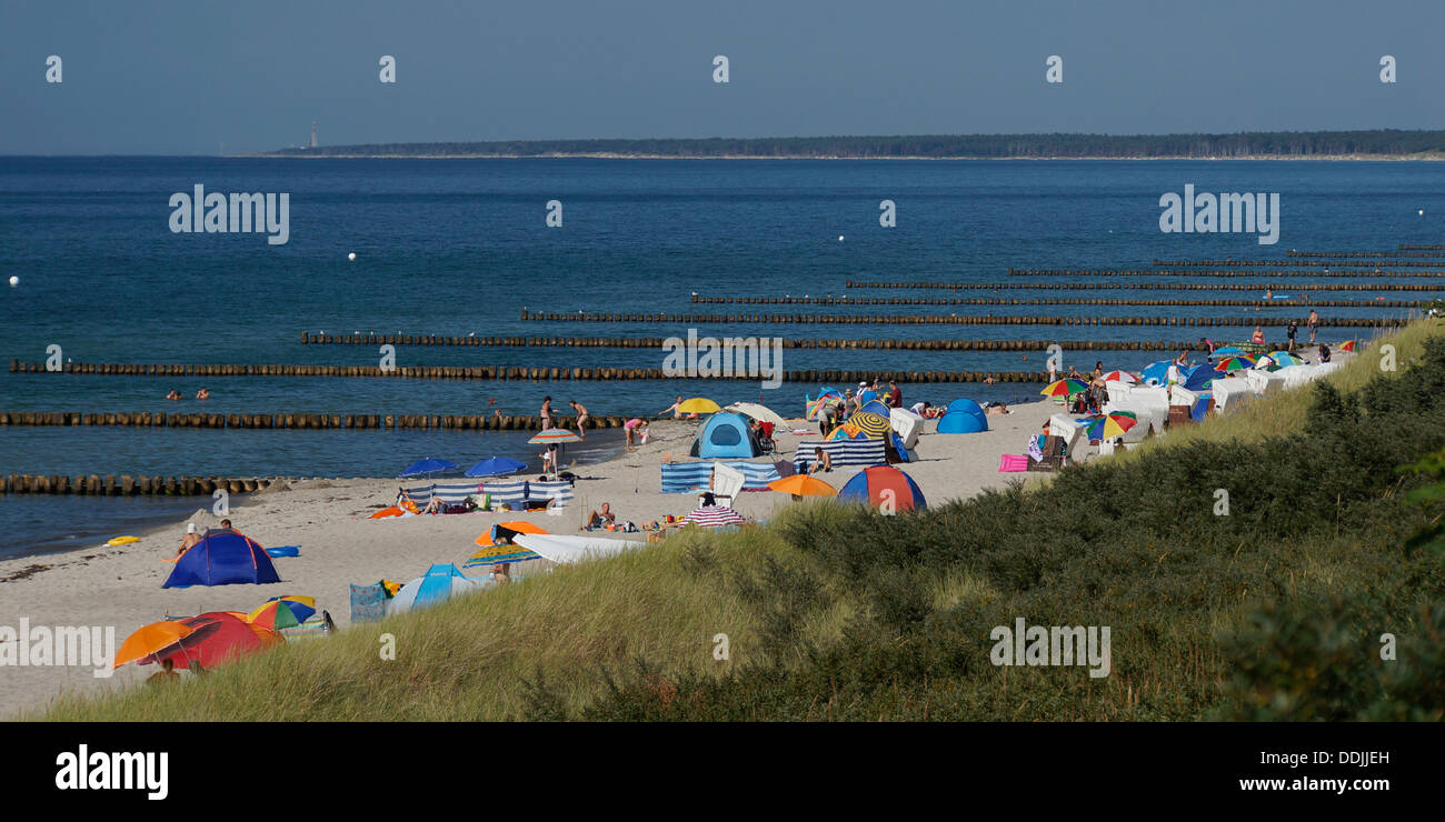 Ahrenshoop beach, Baltic Sea, Germany Stock Photo