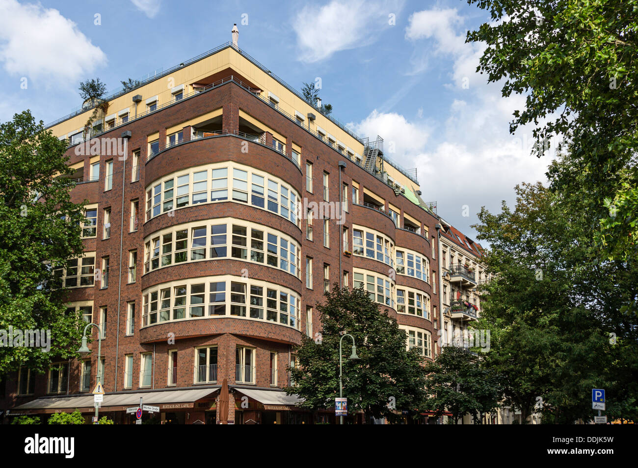 New apartment buildings in Prenzlauer Berg, Berlin, Germany Stock Photo