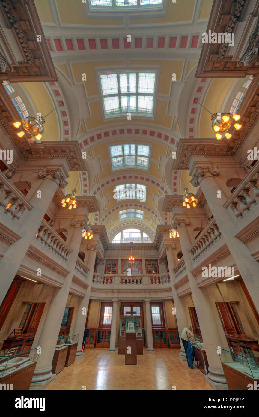 Liverpool central library Hornby rooms Stock Photo