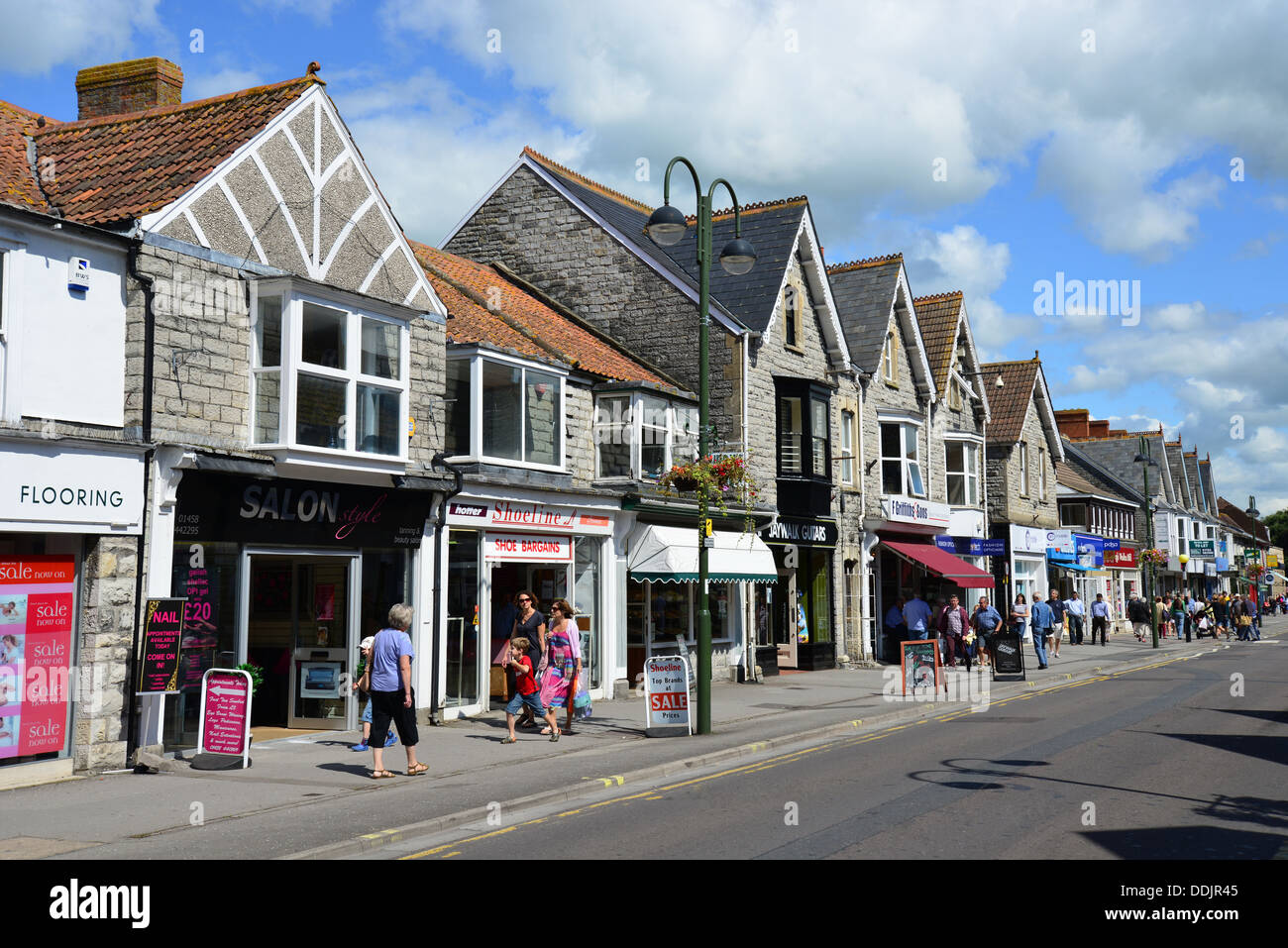 High street street somerset england hires stock photography and images
