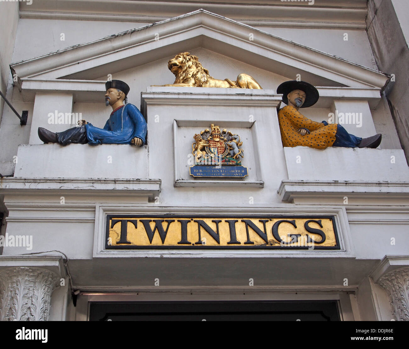 London specialty tea shop Stock Photo Alamy
