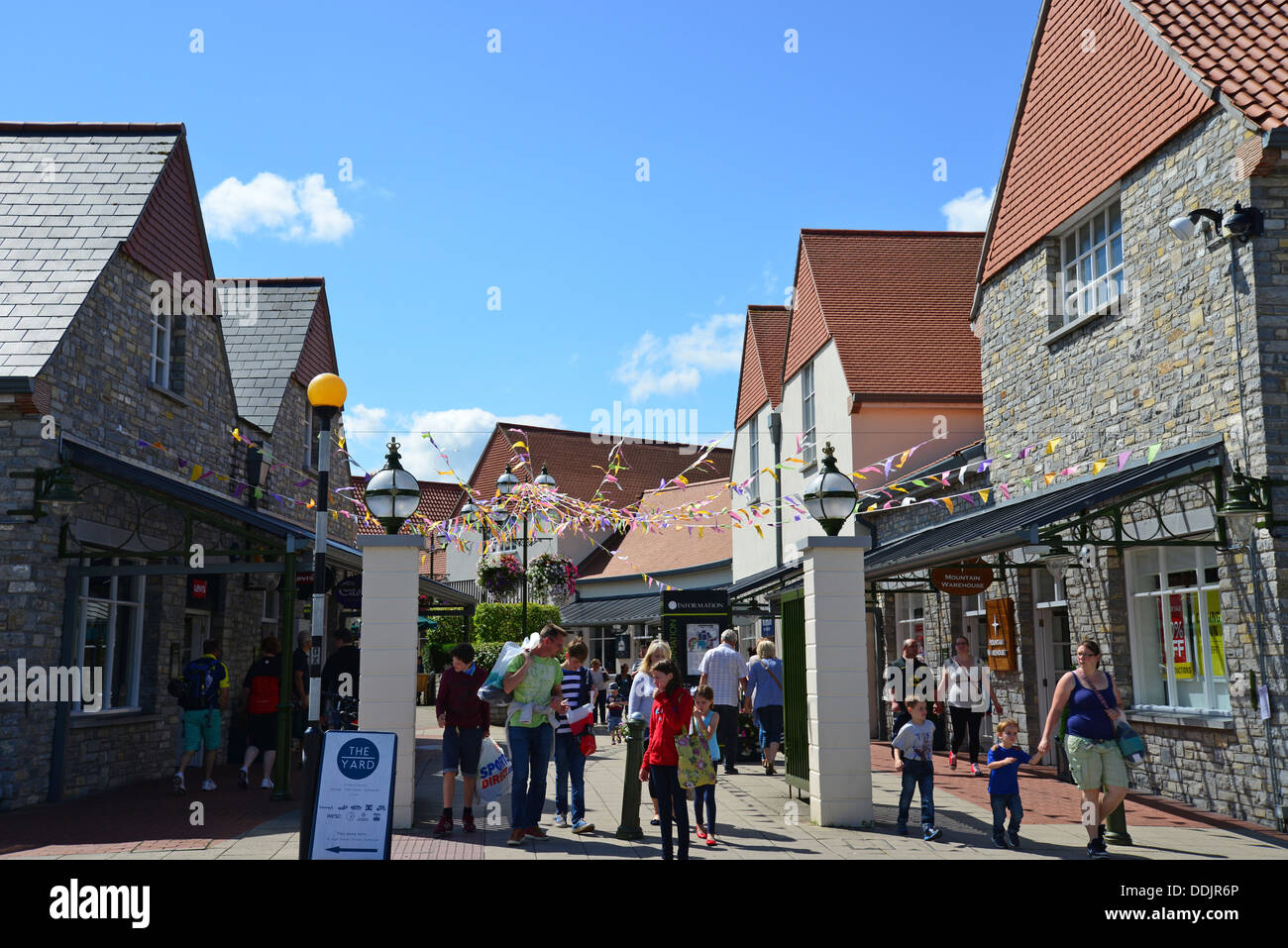 Clarks Village Outlet Shopping centre, Street, Somerset, England, United  Kingdom Stock Photo - Alamy