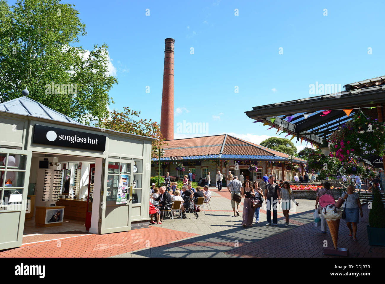 Clarks Village Outlet Shopping centre, Street, Somerset, England, United  Kingdom Stock Photo - Alamy