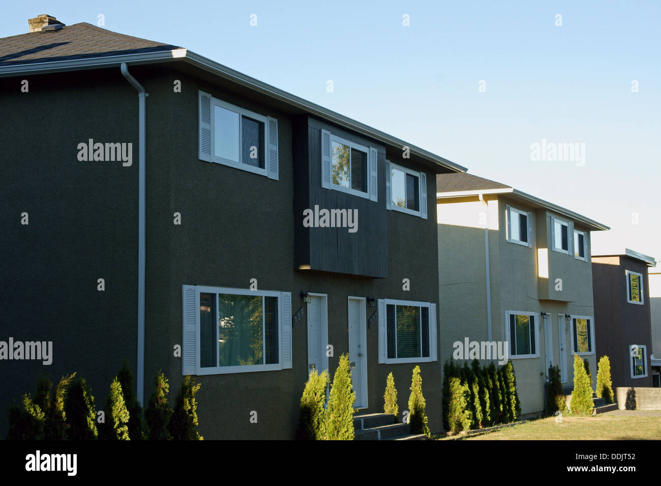 Wellkept rental housing units in Vancouver, BC, Canada Stock Photo Alamy