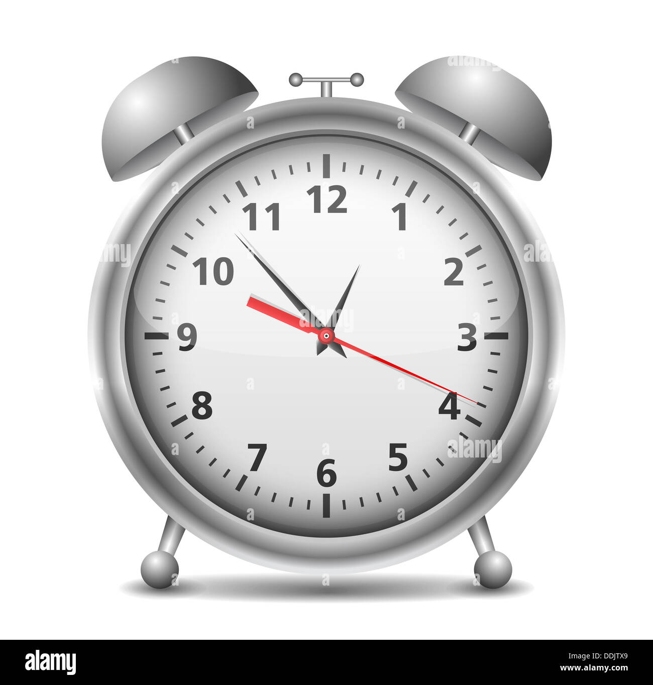 Alarm clock, vector eps10 illustration Stock Photo Alamy