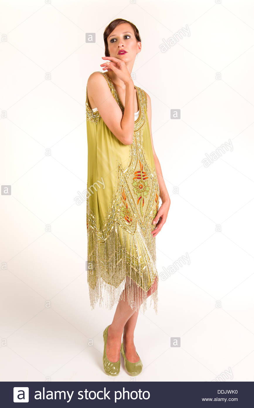 flapper girl style dress