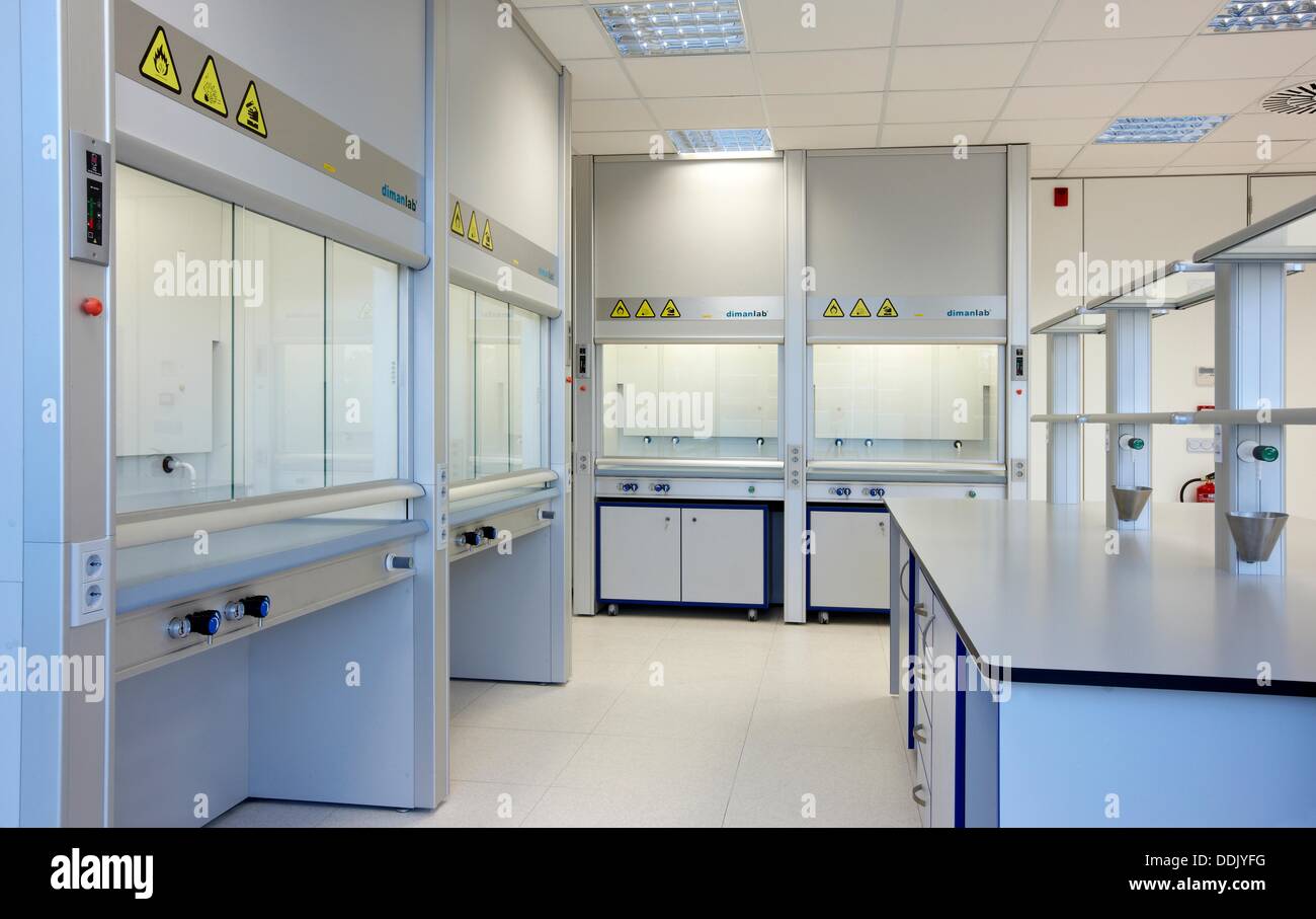 Furniture of a chemistry laboratory, biomedicine, San Sebastian