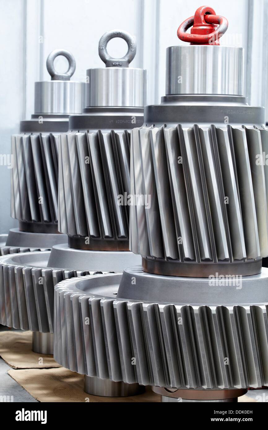 Assembly and manufacturing od Rolling mill gear boxes, Steel gears