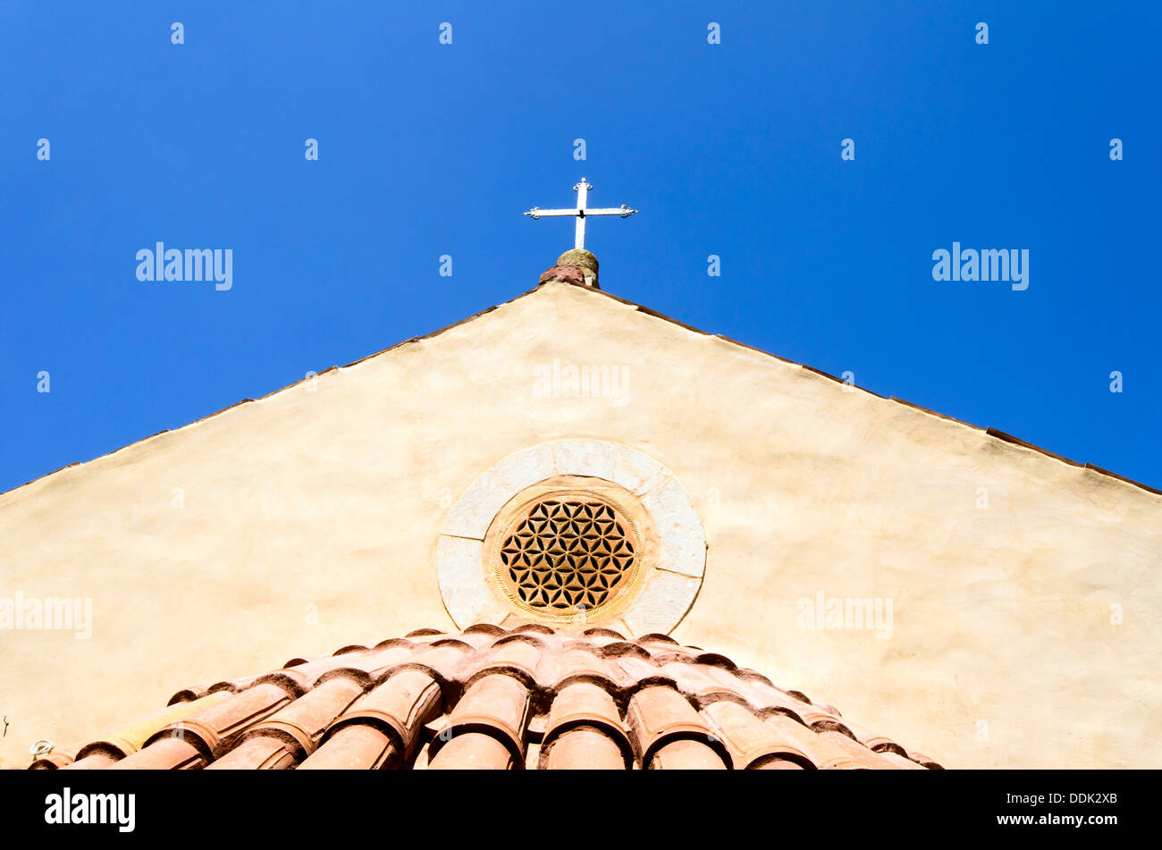 Lower (Kato) Monastery of Saint John the Baptist - Preveli, Crete, Greece Stock Photo