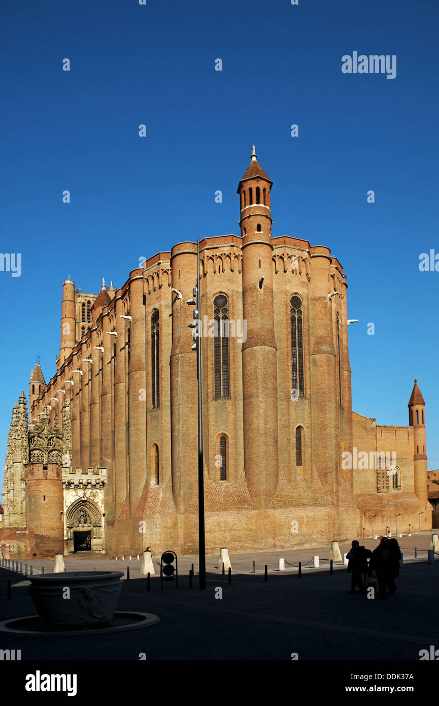 SainteCécile cathedral (13th century), Albi. Tarn, France Stock Photo