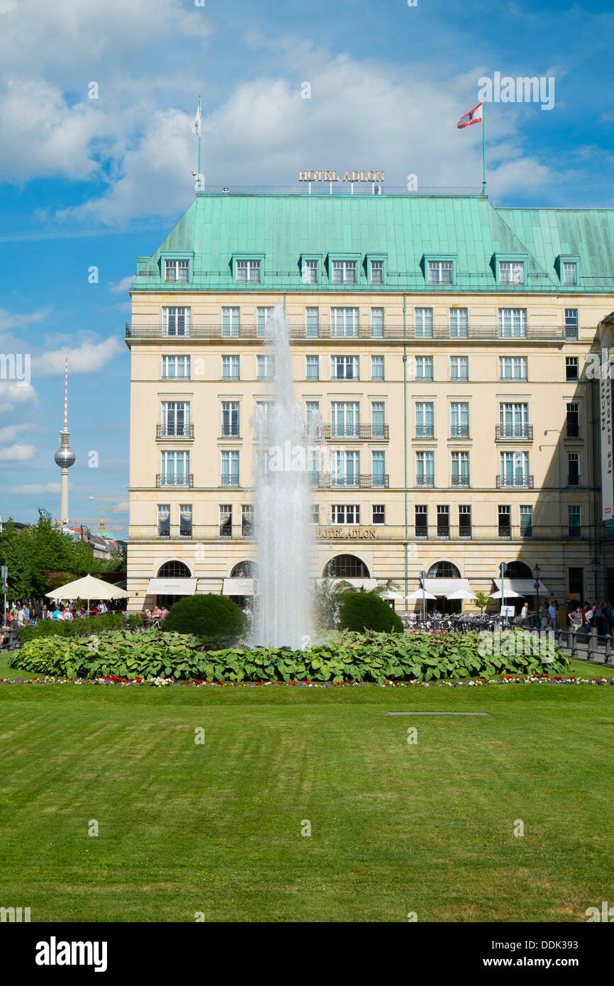 Hotel Adlon on Unter den inden in Berlin Germany Stock Photo