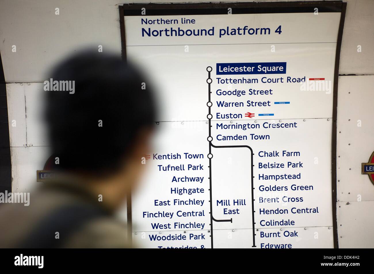 London underground leicester square sign hires stock photography and images Alamy